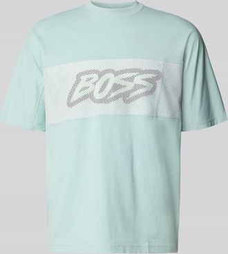 Boss Orange by Hugo Boss BOSS Orange Regular Fit T-Shirt aus reiner Baumwolle Modell TE_BAYMESH in Tuerkis, Gr&ouml;&szlig;e XXL