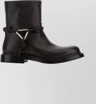 Bottega Veneta leather james ankle boots