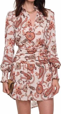 Heartloom Erika Mini Dress In Paisley