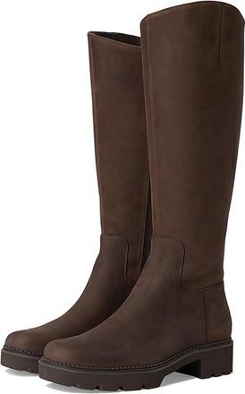 Vionic Fallbrook High Shaft Boots Womens Boots Chocolate Gh Leather : 6 M