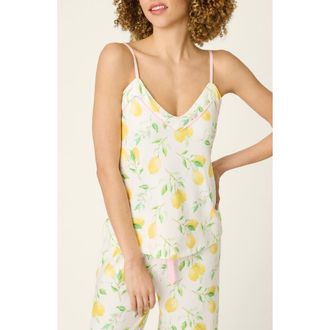 PJ Salvage Cami La Dolce Spritz Pajamas in Ivory at Nordstrom, Size Medium