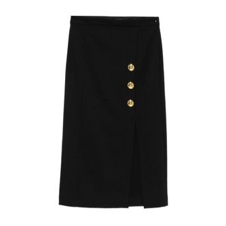 Pinko Midi Skirts, female, Black, M, Giardiniera Skirt
