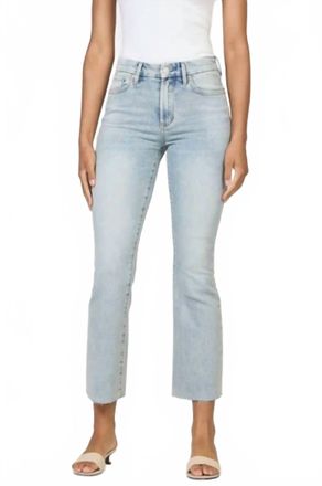 Dear John Denim Jeanne Flare Leg Jeans In Clear Stream