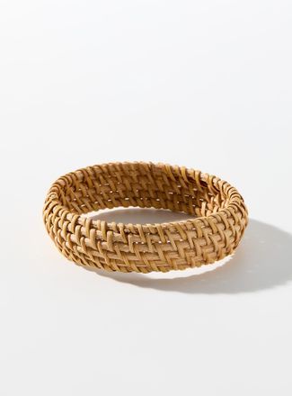 Simons Womens Braided raffia bangle