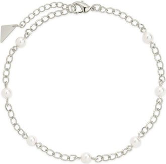 Sterling Forever Silver Coast Chain Anklet