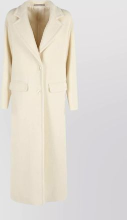 Tagliatore longline coat notched lapels