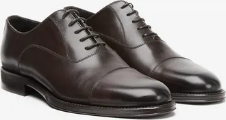 Corneliani Brown leather Oxford shoes