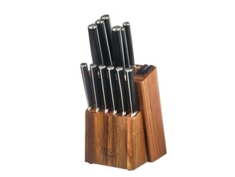 Bj&ouml;rn Borg Bloque de cuchillos de cocina y Cuchillos de chuleteros - 14 Piezas