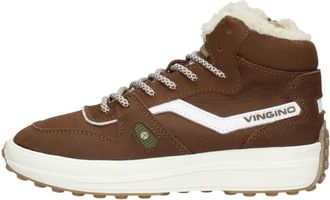 Vingino Max Mid - Dames - Winterlaarzen - Bruin - 37 EU - Leer - Schoenen