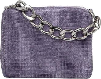 Patrizia Pepe Borsa piccola con cristalli - - Bags - Donna - Viola - ONE SIZE