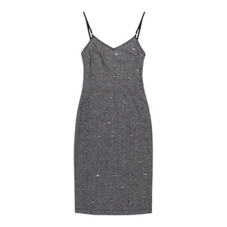 Nenette Abito - Dames - Casual kleedjes - Grijs - S - Kleedjes