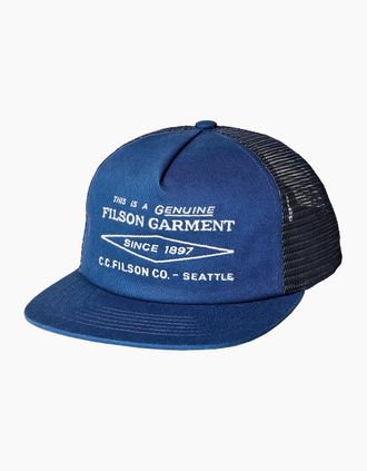 Filson Mens Filson Trucker Cap - Blue