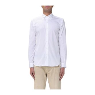 Fay Shirt - Heren - Casual Overhemden - Wit - XL - Overhemden