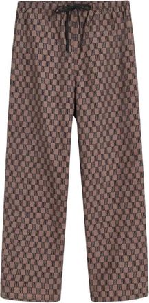 By Malene Birger Alban Broeken - Dames - Wijde Broeken - Bruin - XL - Broeken