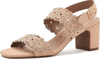 Aerosoles Glen Womens Dress Sandals Beige Bisque : 8.5 B - Medium, Faux Leather