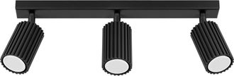 OEM Foco &Aacute;mbar 3 Gu10 Negro Alu Lumilo 15.315.81