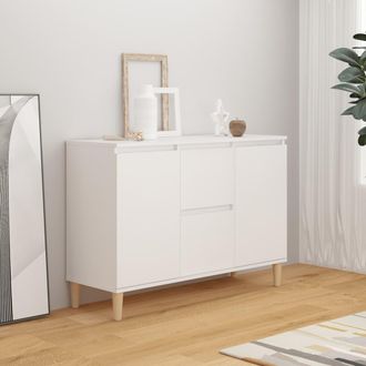 vidaXL Credenza Bianca 101x35x70 Cm In Legno Multistrato - Vidaxl