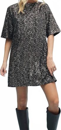 Wishlist Sabrina Sequin Mini Dress In Black