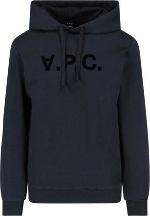 A.P.C. Logo Hoodie - Black