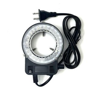 OEM Microscopio Estereosc&oacute;pico Con Anillo De Luz Led Ajustable - Negro