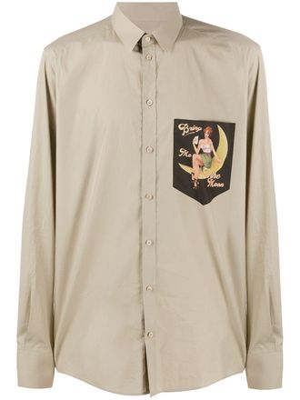 Dolce & Gabbana Camicia Bring Me To The Moon - Toni neutri