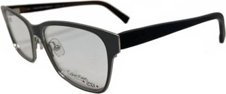 Calvin Klein Mens Ck7382 Rectangle Eyeglasses In Grey Silver