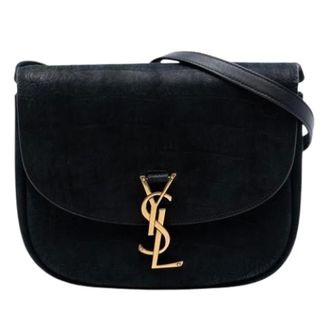 Saint Laurent Pre-owned Kaia - Dames - Pre-owned - Zwart - Maat: ONE Size Leer