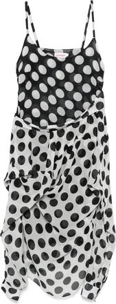 Charles Jeffrey Loverboy Abito Hug midi - Bianco