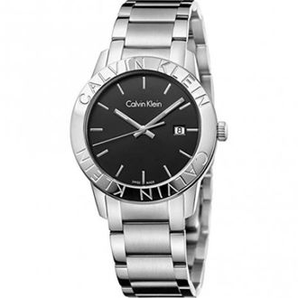 Calvin Klein Stijlvol Quartz Horloge - Dames - Horloges - Grijs - ONE Size - Accessoires