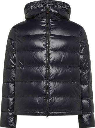 Peuterey Quilted Hooded Logo Patch Down Jacket