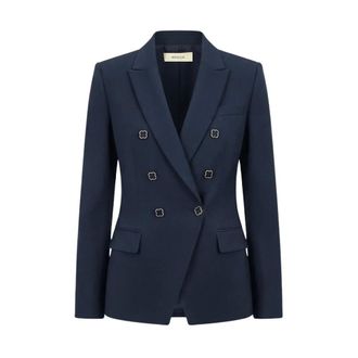 Kocca Purisima Jas - Dames - Jassen - Blauw - Maat: L Leer