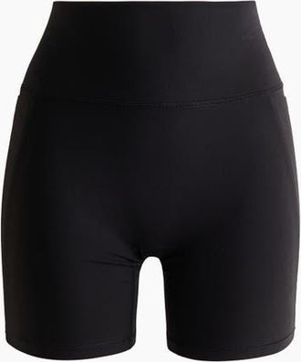 H&M Softmove Pocket Cycling Shorts in Black at Nordstrom, Size Xx-Large