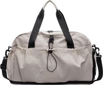 Generic Compatible For Travel Bag Large Capaci ort Trip Dry Wet Separation Sports Fitn Tourism Storage Lage(Off-white - expandable)