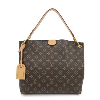 Louis Vuitton Graceful Monogram Canvas Brown Canvas Handbag (Pre-Owned)