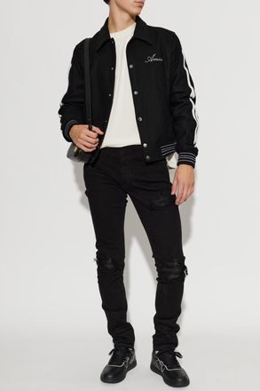 Amiri Jeans With Vintage Effect, Mens, Black