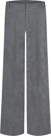 Cambio Rechte broek - Dames - Wijde Broeken - Grijs - XL L32 - Broeken