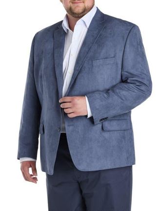 Michael Kors Faux-Suede Sport Coat in Blue at Nordstrom, Size 54L