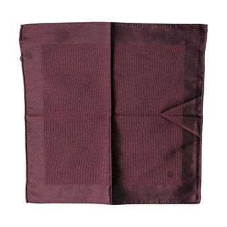 Dolce & Gabbana Pocket Scarves, male, Brown, Size: ONE SIZE Logo Silk Square Handkerchief Scarf