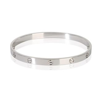 Cartier Pre-Owned Cartier White Gold Love Bracelet