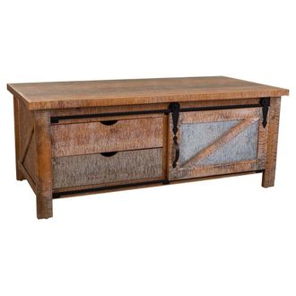 Wanderlust Deco Wanderlust Deco - Mesa De Centro Marr&oacute;n 120x60x48
