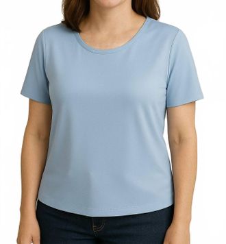 Insight Stretch Knit Blouse In Blue