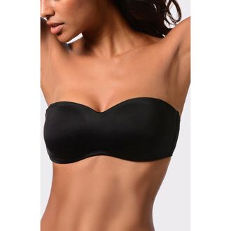 Lascana Multiway Strapless T-Shirt Bra in Black at Nordstrom, Size 38Ddd