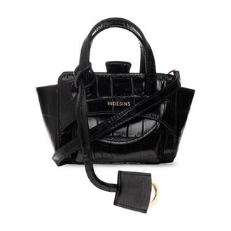Hidesins Tassen, Dames, Zwart, ONE Size, Katoen, Flap XS Tas