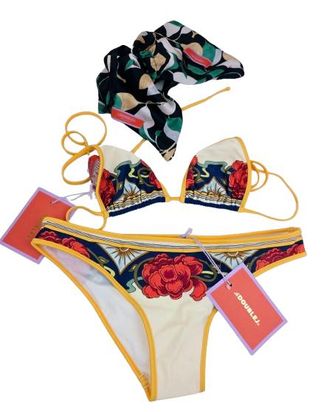 La DoubleJ Printed Bikini Size M
