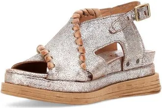 A.S.98 Lumi Platform Sandal in Platinum at Nordstrom, Size 10.5-11Us