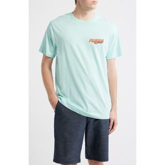 Rip Curl Desti Animals Cotton Graphic T-Shirt in Light Aqua Florida at Nordstrom, Size Xx-Large