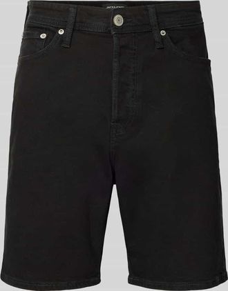 Jack & Jones Jack & Jones Relaxed Fit Jeansshorts Modell TONY in Black, Gr&ouml;&szlig;e XXL