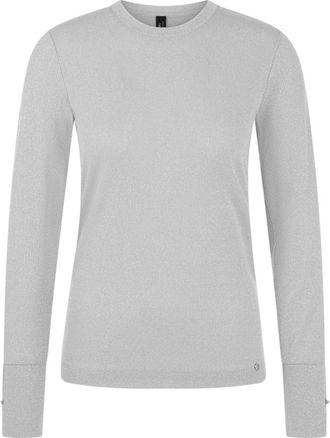 Marc Cain Top de Manga Larga Lurex - Tops - Mujer - Gris - L