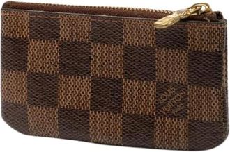 Louis Vuitton Pre-owned Wallets, female, Brown, Size: ONE SIZE Pre-owned Canvas wallets