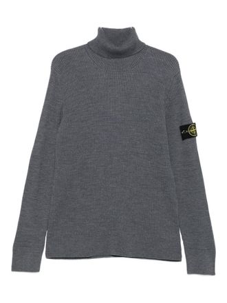 Stone Island Wool Turtleneck Sweater
